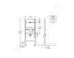 Grohe Rapid SL - Předstěnová instalace pro pisoár, bez armatury, výška 113-130 cm 38517001