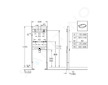 Grohe Rapid SL - Předstěnová instalace pro umyvadlo, stavební výška 130 cm 38546000