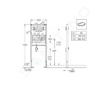 Grohe Rapid SL - Předstěnová instalace pro výlevku, stavební výška 130 cm 38544000