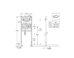 Grohe Rapid SL - Předstěnová instalace pro výlevku, stavební výška 130 cm 38544000