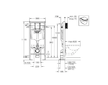 Grohe Rapid SL - Předstěnová instalace pro závěsné WC 38584001