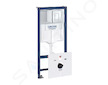 Grohe Rapid SL - Předstěnová instalace pro závěsné WC, nádržka GD2, tlačítko Skate Cosmo, chrom 39000000