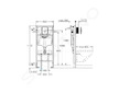 Grohe Rapid SL - Předstěnová instalace pro závěsné WC, ovládací tlačítko Skate Air, chrom 39442000