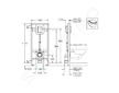 Grohe Rapid SL - Předstěnová instalace pro závěsné WC, s tlakovým splachováním 38519001
