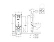 Grohe Rapid SL - Předstěnová instalace pro závěsné WC, se splachovací nádržkou, pro bezbariérové využití 38675001
