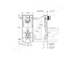 Grohe Rapid SL - Předstěnová instalace pro závěsné WC, tlačítko Nova Cosmopolitan, chrom 38860000