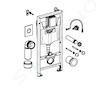 Grohe Rapid SL - Předstěnová instalace pro závěsné WC, tlačítko Nova Cosmopolitan, chrom 38860000