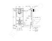 Grohe Rapid SL - Předstěnová instalace s nádržkou pro závěsné WC, souprava Fresh a tlačítko Skate Cosmopolitan S, chrom 39500000