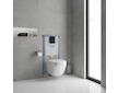 Grohe Rapid SL - Předstěnová instalace s nádržkou pro závěsné WC, tlačítko Skate Cosmopolitan, lesklá černá 39940000