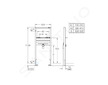 Grohe Rapid SL - Předstěnový instalační prvek pro umyvadlo, stavební výška 113 cm 38557001