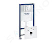Grohe Rapid SL - Předstěnový instalační prvek pro závěsné WC, nádržka GD2, ovládací tlačítko Skate Air, chrom 38750001