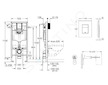 Grohe Rapid SL - Předstěnový instalační set pro závěsné WC, výška 1,13 m, ovládací tlačítko Skate Cosmopolitan, chrom 38772001