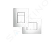 Grohe Rapid SL - Předstěnový instalační set pro závěsné WC, výška 1,13 m, ovládací tlačítko Skate Cosmopolitan, chrom 38772001