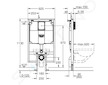 Grohe Rapid SL - Předstěnový modul pro závěsné WC s nádržkou 80 mm, stavební výška 113 cm 38994000