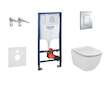 Grohe Rapid SL - Sada pro závěsné WC + klozet a sedátko Ideal Standard Tesi 38528SET-KF
