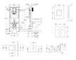 Grohe Rapid SL - Set předstěnové instalace, klozetu a sedátka ME by Starck, Rimless, SoftClose, tlačítka Skate Cosmo, chrom 3852