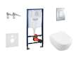 Grohe Rapid SL - Set předstěnové instalace, klozetu a sedátka Subway 2.0, DirectFlush, SoftClose, CeramicPlus a tlačítka Skate C