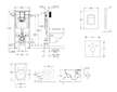 Grohe Rapid SL - Set předstěnové instalace, klozetu a sedátka Subway 2.0, DirectFlush, SoftClose, CeramicPlus a tlačítka Skate C
