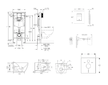 Grohe Rapid SL - Set předstěnové instalace, klozetu Gaia a sedátka softclose, tlačítko Skate Cosmopolitan, chrom SANI11BA1106