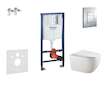 Grohe Rapid SL - Set předstěnové instalace, klozetu Gaia a sedátka softclose, tlačítko Skate Cosmopolitan, chrom SANI11BA1106