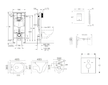 Grohe Rapid SL - Set předstěnové instalace, klozetu Gaia a sedátka softclose, tlačítko Skate Cosmpolitan, chrom SANI11BA1105
