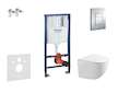 Grohe Rapid SL - Set předstěnové instalace, klozetu Gaia a sedátka softclose, tlačítko Skate Cosmpolitan, chrom SANI11BA1105