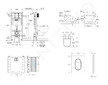 Grohe Rapid SL - Set předstěnové instalace, klozetu, sedátka SoftClose a tlačítka Arena Cosmopolitan S, Cool Sunrise SANI11BB413