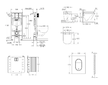 Grohe Rapid SL - Set předstěnové instalace, klozetu, sedátka SoftClose a tlačítka Arena Cosmopolitan S, Triple Vortex, kartáčova