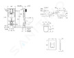 Grohe Rapid SL - Set předstěnové instalace, klozetu, sedátka SoftClose a tlačítka Even, phantom black SANI11BB5119