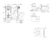Grohe Rapid SL - Set předstěnové instalace, klozetu, sedátka SoftClose a tlačítka Even, Triple Vortex, phantom black SANI11BB511