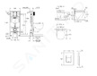 Grohe Rapid SL - Set předstěnové instalace, klozetu, sedátka SoftClose a tlačítka Even, Triple Vortex, phantom black SANI11BB511