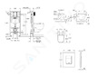 Grohe Rapid SL - Set předstěnové instalace, klozetu, sedátka SoftClose a tlačítka Skate Cosmopolitan, alpská bílá SANI11BB3125