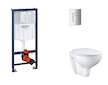Grohe Rapid SL - Set předstěnové instalace, klozetu, sedátka SoftClose a tlačítka Skate Cosmopolitan, chrom SANI11BB2113