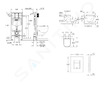 Grohe Rapid SL - Set předstěnové instalace, klozetu, sedátka SoftClose a tlačítka Skate Cosmopolitan, kartáčovaný Hard Graphite 
