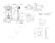Grohe Rapid SL - Set předstěnové instalace, klozetu, sedátka SoftClose a tlačítka Skate Cosmopolitan, matný chrom SANI11BB2123