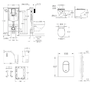 Grohe Rapid SL - Set předstěnové instalace, klozetu, sedátka SoftClose, tlačítka Arena Cosmopolitan a sady pro vhazování tablet,
