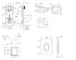 Grohe Rapid SL - Set předstěnové instalace, klozetu, sedátka SoftClose, tlačítka Arena Cosmopolitan a sady pro vhazování tablet,