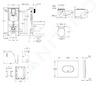 Grohe Rapid SL - Set předstěnové instalace, klozetu, sedátka SoftClose, tlačítka Arena Cosmopolitan a sady pro vhazování tablet,