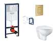 Grohe Rapid SL - Set předstěnové instalace, klozetu, sedátka SoftClose, tlačítka Skate Cosmopolitan a sady pro vhazování tablet,