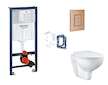 Grohe Rapid SL - Set předstěnové instalace, klozetu, sedátka SoftClose, tlačítka Skate Cosmopolitan a sady pro vhazování tablet,