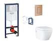 Grohe Rapid SL - Set předstěnové instalace, klozetu, sedátka SoftClose, tlačítka Skate Cosmopolitan a sady pro vhazování tablet,