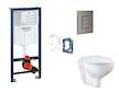 Grohe Rapid SL - Set předstěnové instalace, klozetu, sedátka SoftClose, tlačítka Skate Cosmopolitan a sady pro vhazování tablet,