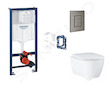 Grohe Rapid SL - Set předstěnové instalace, klozetu, sedátka SoftClose, tlačítka Skate Cosmopolitan a sady pro vhazování tablet,