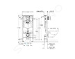Grohe Rapid SL - Set předstěnové instalace pro závěsné WC, tlačítko SkateCosmopolitan S, chrom 39501000