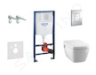 Grohe Rapid SL - Set předstěnové instalace, sprchovací toalety a sedátka Tece, tlačítka Skate Cosmo, Rimless, SoftClose, chrom 3