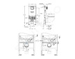 Grohe Rapid SLX - Set předstěnové instalace, elektronického bidetu a sedátka, alpská bílá 36509SH0