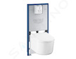 Grohe Rapid SLX - Set předstěnové instalace, elektronického bidetu a sedátka, alpská bílá 36509SH0