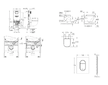 Grohe Rapid SLX - Set předstěnové instalace, klozetu, sedátka SoftClose a tlačítka Arena Cosmopolitan S, Cool Sunrise SANI11BB41