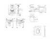 Grohe Rapid SLX - Set předstěnové instalace, klozetu, sedátka SoftClose a tlačítka Arena Cosmopolitan S, Triple Vortex, kartáčov