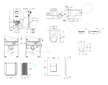 Grohe Rapid SLX - Set předstěnové instalace, klozetu, sedátka SoftClose a tlačítka Skate Cosmopolitan, matný chrom SANI11BB2111